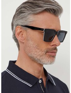 Slnečné okuliare Tommy Hilfiger pánske, čierna farba, TH 2067/S
