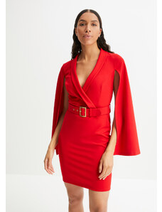 bonprix Šaty s opaskom, farba červená, rozm. 32/34