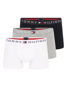 Tommy Hilfiger Underwear Boxerky námornícka modrá / sivá melírovaná / červená / biela
