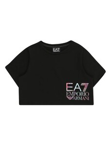 EA7 Emporio Armani Tričko svetlomodrá / ružová / čierna