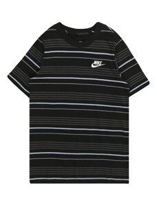Nike Sportswear Tričko 'CLUB' tmavosivá / čierna / šedobiela
