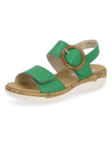 RIEKER Dámske sandále REMONTE R6853-53 zelená S4