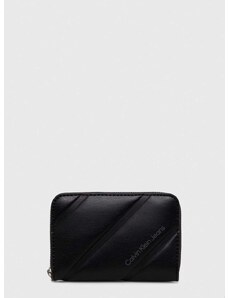 Peňaženka Calvin Klein Jeans dámsky, čierna farba, K60K611972