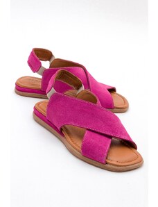 LuviShoes Sandále - Ružová - Ploché