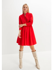 bonprix Blúzkové šaty, farba červená