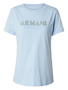 ARMANI EXCHANGE Tričko modrá / svetlomodrá / olivová