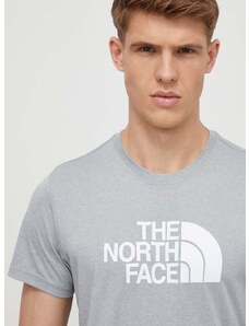 Športové tričko The North Face Reaxion Easy šedá farba, s potlačou, NF0A4CDVX8A1