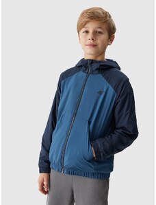 4F Chlapčenská prechodná bunda - modrá