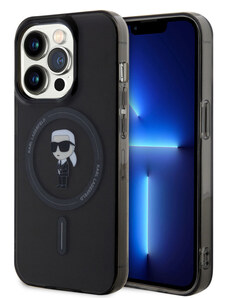 Karl Lagerfeld IML Ikonik MagSafe Case for iPhone 15 Pro schwarz KLHMP15LHFCKNOK