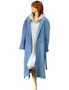kabát prechodný modrý Rinascimento