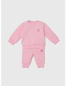 Sada pre bábätká adidas Originals ružová farba