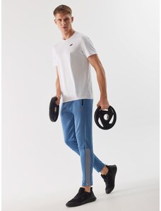 4F Pánske rýchloschnúce tréningové nohavice - modré