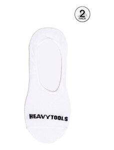 Heavy Tools unisex skryté ponožky Opur24 (2 páry) bílé