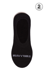 Heavy Tools unisex skryté ponožky Opur24 (2 páry) černé