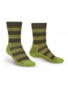 Turistické ponožky Bridgedale Hike LW MP Boot L / green/dark green