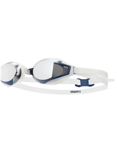 Plavecké brýle Tyr Stealth-X Mirrored Biela