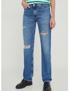 Rifle Calvin Klein Jeans dámske,vysoký pás,J20J222746