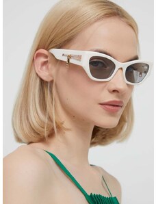 Slnečné okuliare Moschino dámske, biela farba, MOS159/S