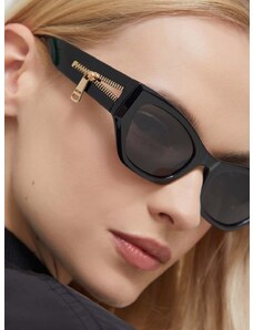 Slnečné okuliare Moschino dámske, čierna farba, MOS159/S