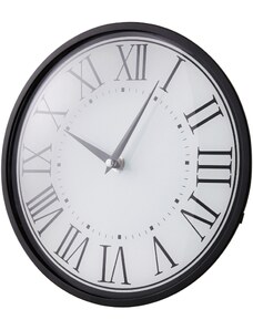 bonprix Nástenné hodiny s rímskymi číslami, farba čierna