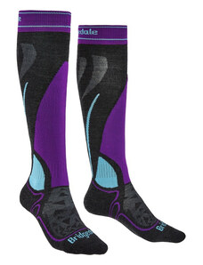 Lyžiarske ponožky Bridgedale Ski Midweight Wmn S / graphite/purple
