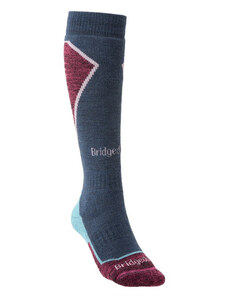 Lyžiarske ponožky Bridgedale Ski Midweight+ Wmn M / dark blue/light blue