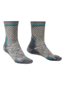 Turistické ponožky Bridgedale Hike UL T2 Coolmax P Boot L / grey/dark grey