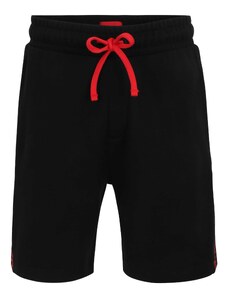 HUGO Red Nohavice červená / čierna