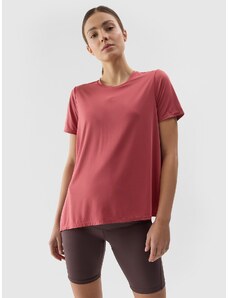 4F Dámske rýchloschnúce tréningové tričko - ružové