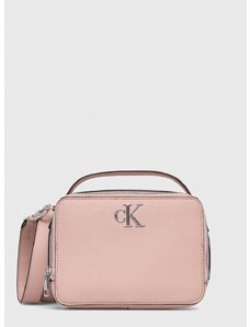 Kabelka Calvin Klein Jeans ružová farba,K60K611958