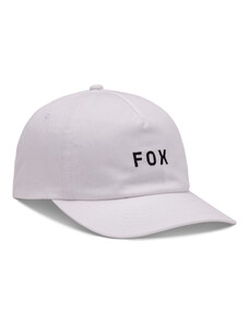 šiltovka Fox W Wordmark Adjustable Hat biela one size