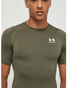 Tréningové tričko Under Armour zelená farba, jednofarebný, 1361518