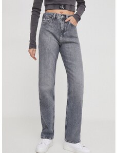 Rifle Calvin Klein Jeans dámske,vysoký pás,J20J222776