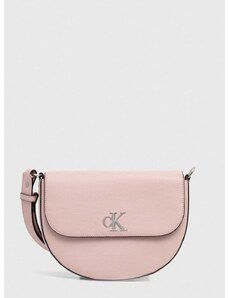 Kabelka Calvin Klein Jeans ružová farba, K60K611961