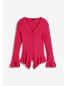 bonprix Pletený sveter, farba ružová