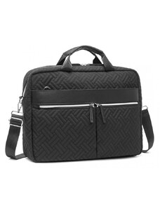 Konofactory Čierna elegantná cestovná taška cez rameno "Casual"