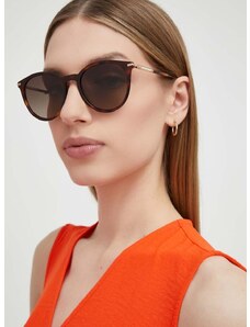 Slnečné okuliare Carolina Herrera dámske, hnedá farba, HER 0230/S