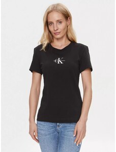 Calvin Klein dámké tričko logem černé