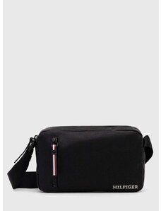 Malá taška Tommy Hilfiger čierna farba,AM0AM11780