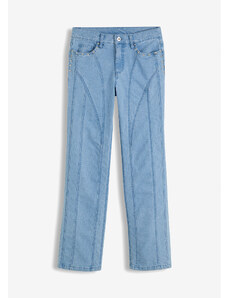 bonprix Dekoratívne džínsy, farba modrá
