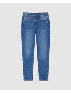 Dámske jeansy Sisley modré/čierne