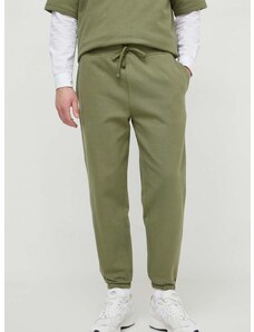 Nohavice Polo Ralph Lauren pánske,zelená farba,s potlačou,710917906