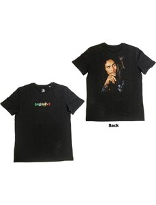 RUKA HORE Unisex tričko Bob Marley One Love Portrait Čierna