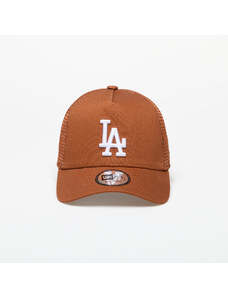 Šiltovka New Era Los Angeles Dodgers League Essential Trucker Cap Brown/ White