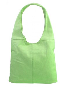JGL (JUST GLAMOUR) Dámska shopper kabelka cez rameno svetlo zelená