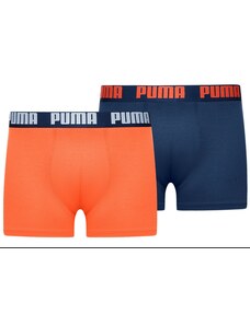 Puma Boxerky farebné oranžové-modré - XXL