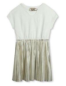 Dievčenské šaty Michael Kors biela farba, mini, áčkový strih