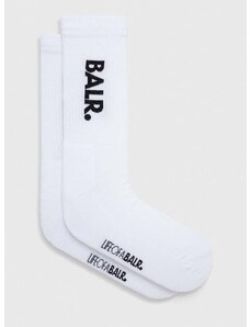 Ponožky BALR. 2-pak pánske, biela farba, B10037