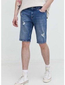 Rifľové krátke nohavice Tommy Jeans pánske,DM0DM19453