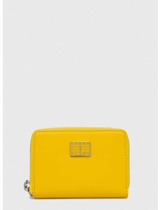 Peňaženka Tommy Jeans dámsky, žltá farba, AW0AW15940